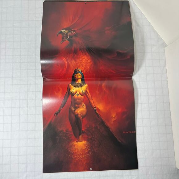 1992 Boris Vallejo Mythology Calendar Unused same dates again in leap year 2048 - Picture 10 of 16